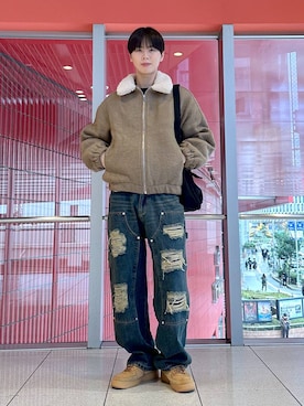 「NOT4NERD（ノットフォーナード）のアイテム」を使った、dnjsl2l8さん（メンズ・178cm）の冬コーディネート