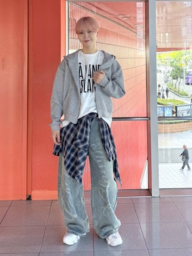 「ALAND（エーランド）のアイテム」を使った、dnjsl2l8さん（メンズ・179cm）の春コーディネート