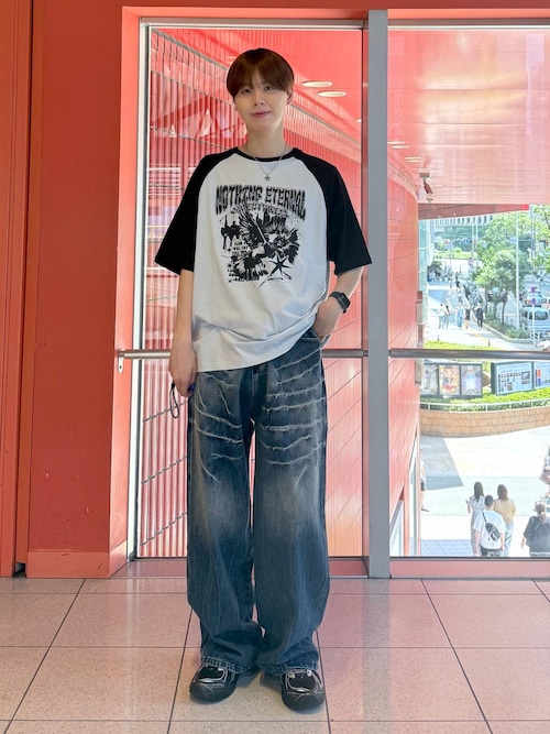 tシャツ 「UNISEX」SAINTPAIN／PIGEONラグランT レディース メンズ tシャツ 「UNISEX」SAINTPAIN／PIGEONラグランT レディース