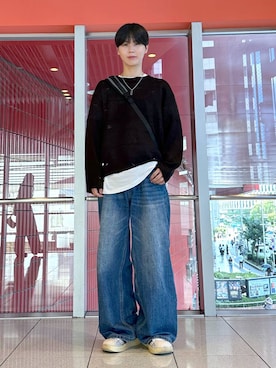 「INFLATION（インフレーション）のアイテム」を使った、dnjsl2l8さん（メンズ・178cm）の秋コーディネート