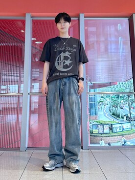 「INFLATION（インフレーション）のアイテム」を使った、dnjsl2l8さん（メンズ・178cm）の夏コーディネート