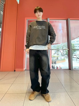 「ALAND（エーランド）のアイテム」を使った、dnjsl2l8さん（メンズ・178cm）の冬コーディネート