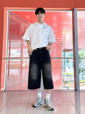 「INFLATION（インフレーション）のアイテム」を使った、dnjsl2l8さん（メンズ・178cm）の夏コーディネート