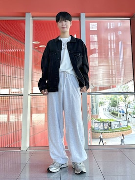 「ALAND（エーランド）のアイテム（デニムジャケット）」を使った、dnjsl2l8さん（メンズ・178cm）の秋コーディネート