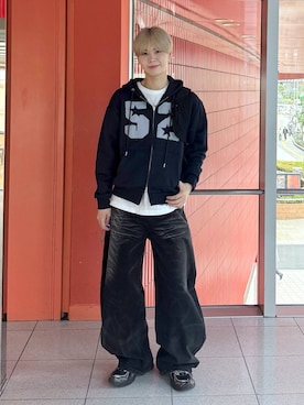 「3.3 Field Trip （3.3フィールドトリップ）のアイテム」を使った、dnjsl2l8さん（メンズ・179cm）の冬コーディネート