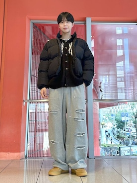 「NOT4NERD（ノットフォーナード）のアイテム（スウェットパンツ）」を使った、dnjsl2l8さん（メンズ・178cm）の秋コーディネート