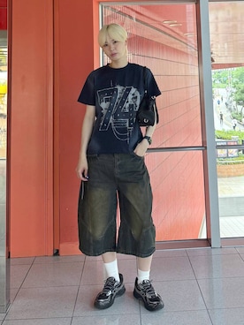 「3.3 Field Trip （3.3フィールドトリップ）のアイテム」を使った、dnjsl2l8さん（メンズ・179cm）の夏コーディネート