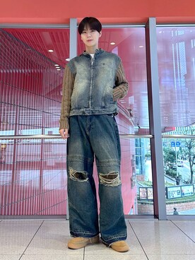 「NOT4NERD（ノットフォーナード）のアイテム」を使った、dnjsl2l8さん（メンズ・178cm）の冬コーディネート