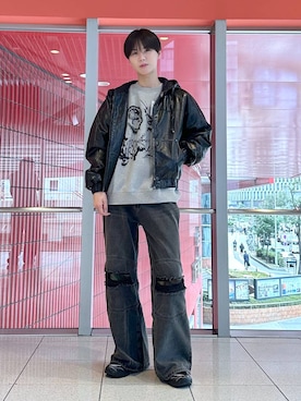 「NOT4NERD（ノットフォーナード）のアイテム」を使った、dnjsl2l8さん（メンズ・178cm）の冬コーディネート