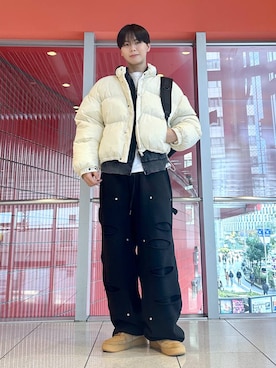 「NOT4NERD（ノットフォーナード）のアイテム」を使った、dnjsl2l8さん（メンズ・178cm）の冬コーディネート