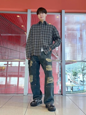 「NOT4NERD（ノットフォーナード）のアイテム」を使った、dnjsl2l8さん（メンズ・178cm）の冬コーディネート