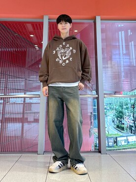 「NICE GHOST CLUB（ナイスゴーストクラブ）のアイテム」を使った、dnjsl2l8さん（メンズ・178cm）の秋コーディネート