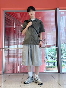 「ALAND（エーランド）のアイテム（トップス）」を使った、dnjsl2l8さん（メンズ・178cm）の夏コーディネート