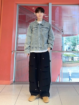 「NOT4NERD（ノットフォーナード）のアイテム（スウェットパンツ）」を使った、dnjsl2l8さん（メンズ・178cm）の秋コーディネート