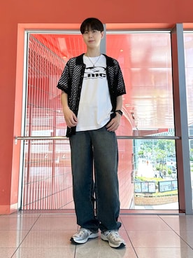 「LMCのアイテム」を使った、dnjsl2l8さん（メンズ・178cm）の夏コーディネート