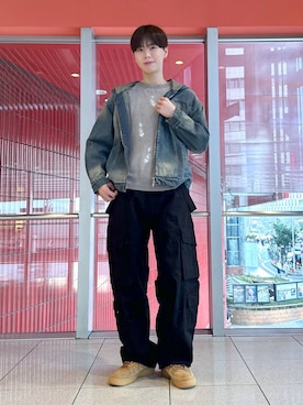 「NOT4NERD（ノットフォーナード）のアイテム」を使った、dnjsl2l8さん（メンズ・178cm）の冬コーディネート