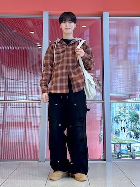 「NOT4NERD（ノットフォーナード）のアイテム」を使った、dnjsl2l8さん（メンズ・178cm）の冬コーディネート