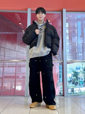 「NOT4NERD（ノットフォーナード）のアイテム」を使った、dnjsl2l8さん（メンズ・178cm）の冬コーディネート