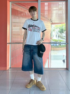 「Opening Project（オープニングプロジェクト）のアイテム」を使った、dnjsl2l8さん（メンズ・179cm）の夏コーディネート