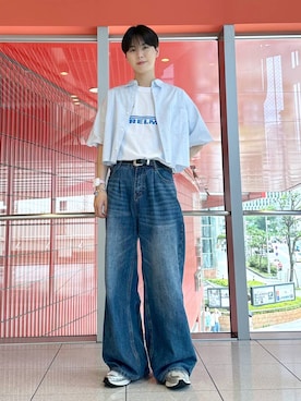 「LMCのアイテム」を使った、dnjsl2l8さん（メンズ・178cm）の夏コーディネート