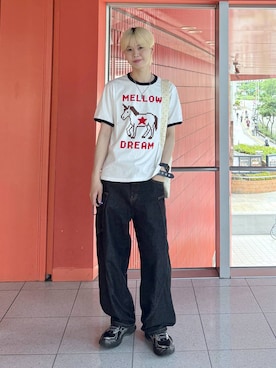 「ALAND（エーランド）のアイテム」を使った、dnjsl2l8さん（メンズ・179cm）の夏コーディネート