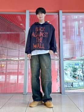 「ISTKUNST（イストクンスト）のアイテム」を使った、dnjsl2l8さん（メンズ・178cm）の秋コーディネート