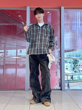「NOT4NERD（ノットフォーナード）のアイテム」を使った、dnjsl2l8さん（メンズ・178cm）の冬コーディネート