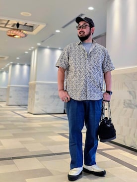 「NOLLEY’S（ノーリーズ）のアイテム」を使った、Toriumiさん（メンズ・177cm）の夏コーディネート