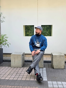 「halo commodity（ハロ　コモディティー）のアイテム」を使った、Toriumiさん（メンズ・177cm）の秋コーディネート