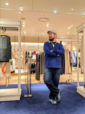 「ラガーシャツ」｜Toriumiさん（メンズ・177cm）の秋コーディネート