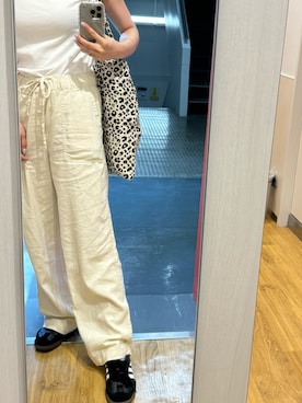 「GAP（ギャップ）のアイテム（その他パンツ）」を使った、naoさん（レディース・163cm）の夏コーディネート