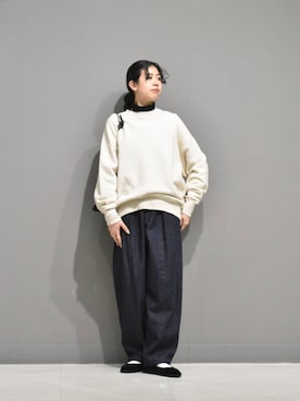 「アイテム（その他雑貨）」を使った、おふじさん（レディース・161cm）の冬コーディネート