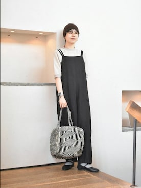 「かぐれ（カグレ）のアイテム」を使った、おふじさん（レディース・161cm）の春コーディネート