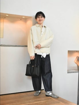 「かぐれ（カグレ）のアイテム」を使った、おふじさん（レディース・161cm）の冬コーディネート