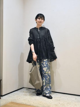 「帰省コーデ」｜おふじさん（レディース・161cm）の春コーディネート