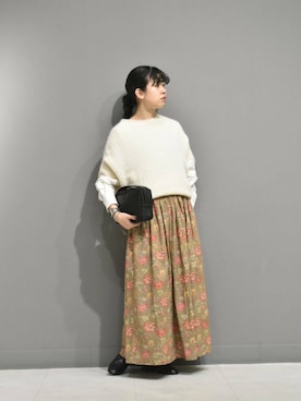 「アイテム（その他雑貨）」を使った、おふじさん（レディース・161cm）の秋コーディネート
