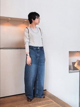 「かぐれ（カグレ）のアイテム」を使った、おふじさん（レディース・161cm）の夏コーディネート