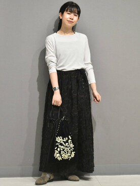 「かぐれ」｜おふじさん（レディース・161cm）の夏コーディネート