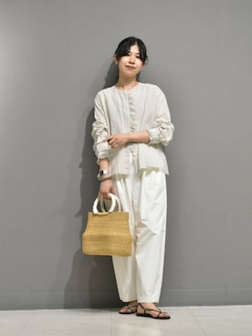 「初夏のお出掛けコーデ」｜おふじさん（レディース・161cm）の夏コーディネート