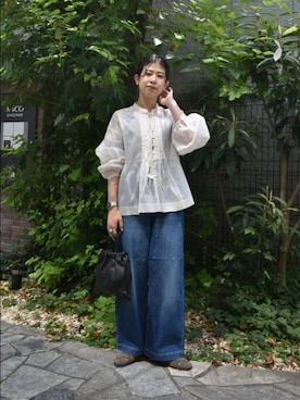 「アイテム（その他雑貨）」を使った、おふじさん（レディース・161cm）の秋コーディネート