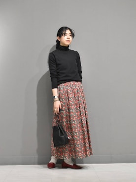 「アイテム（その他雑貨）」を使った、おふじさん（レディース・161cm）の冬コーディネート