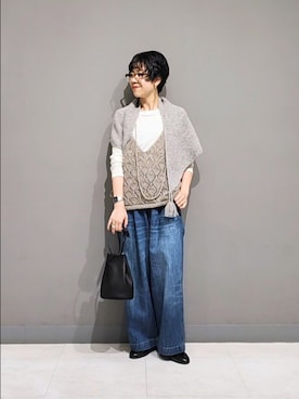 おふじさん(レディース・161cm)の秋コーディネート