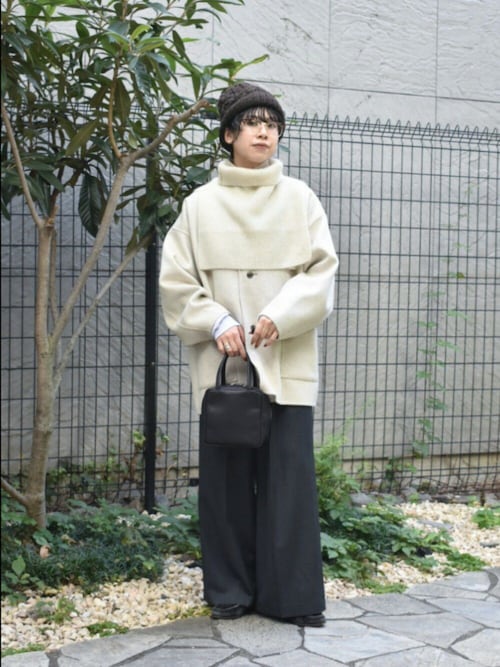 ウールテーラードショートコート