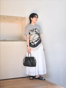 「かぐれ（カグレ）のアイテム」を使った、おふじさん（レディース・161cm）の夏コーディネート