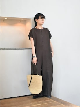 「帰省コーデ」｜おふじさん（レディース・161cm）の春コーディネート