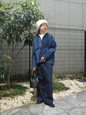 「アイテム（その他雑貨）」を使った、おふじさん（レディース・161cm）の秋コーディネート