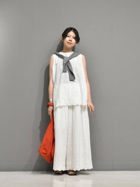 「newarrival」｜おふじさん（レディース・161cm）の夏コーディネート