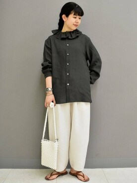 「かぐれ」｜おふじさん（レディース・161cm）の夏コーディネート