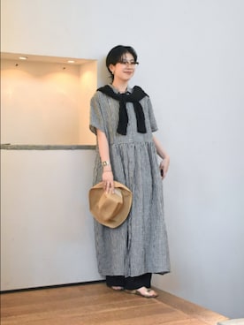 「かぐれ（カグレ）のアイテム」を使った、おふじさん（レディース・161cm）の夏コーディネート