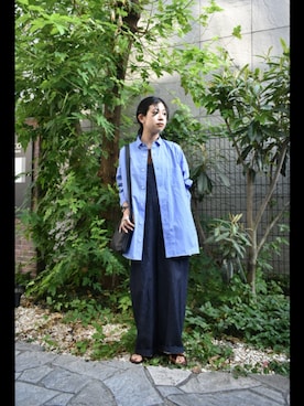 「アイテム（オールインワン・サロペット）」を使った、おふじさん（レディース・161cm）の夏コーディネート